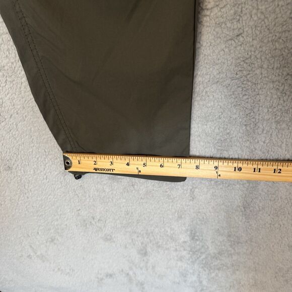 S Wrangler Pants Mens 38x30 Green All Terrain Gear Belted Hiking Outdoor Stretch - Picture 6 of 11